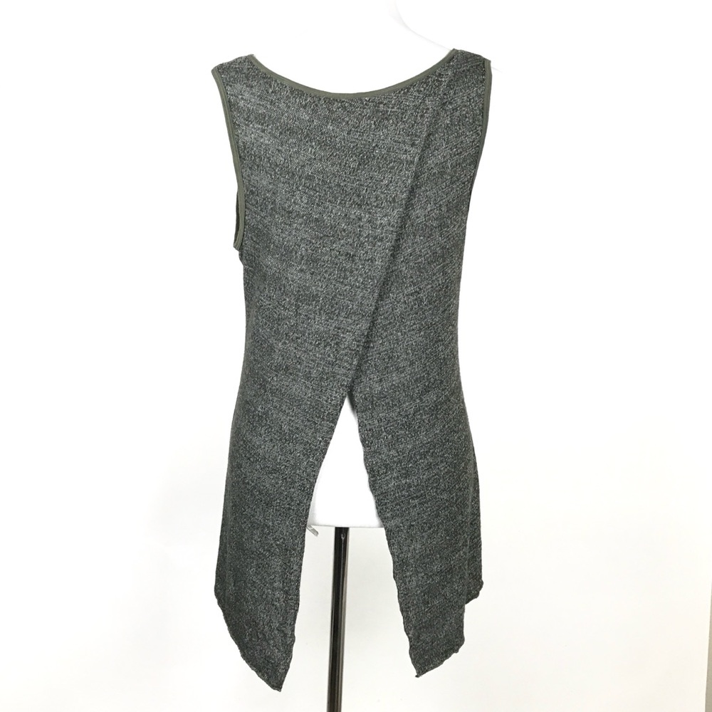 Hard Tail Stretch Top Lg Green White Split Back - Picture 2 of 8